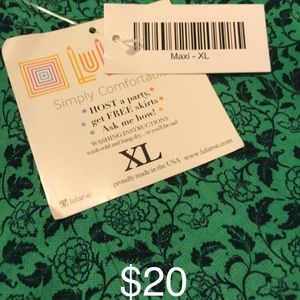 Lularoe XL Maxi skirt. New with tags.